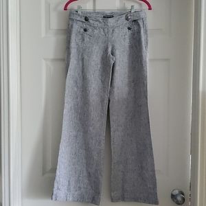 Express, Size 0, White/Black Wide Legged Pants